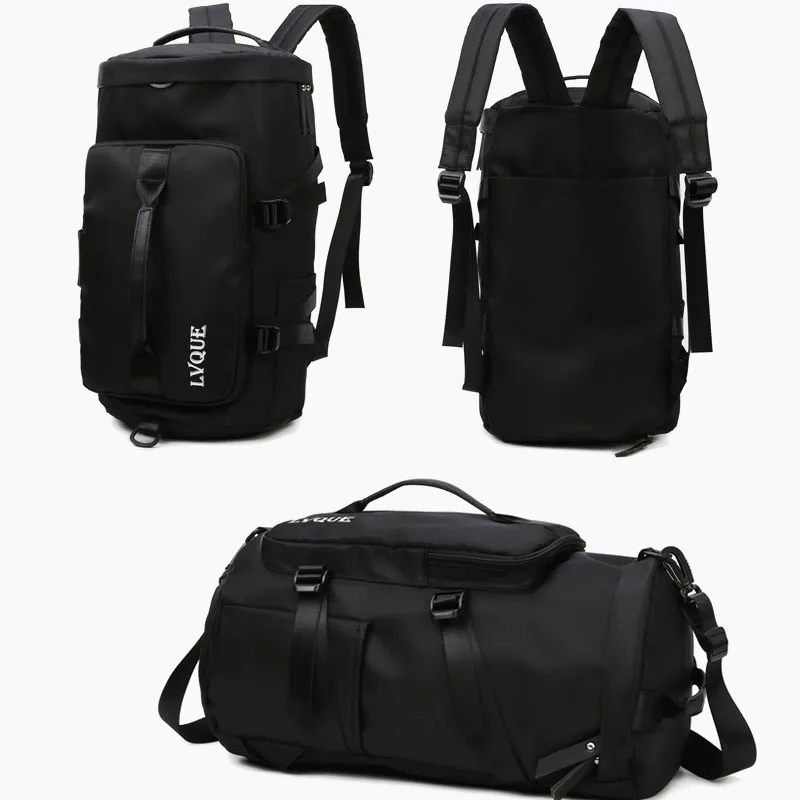 Дорожный рюкзак вместительная спортивная сумка на одно и два плеча