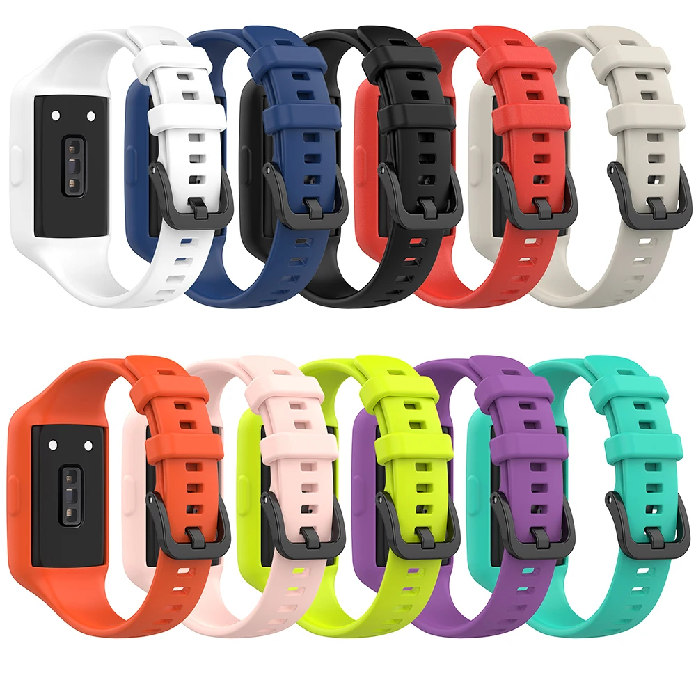 Silicone Strap  For Huawei Band 6 Breathable Replacement Bracelet Wristband for Huwei Honor Band6 Watchband New
