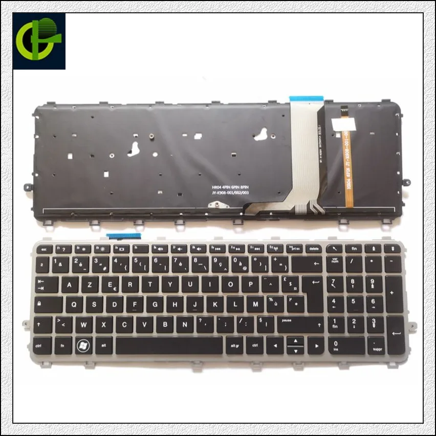 Клавиатура Azerty с французской подсветкой для HP ENVY 17 J 17-j000 17t-j000 17-j004er 17-j004sr 17-j005er