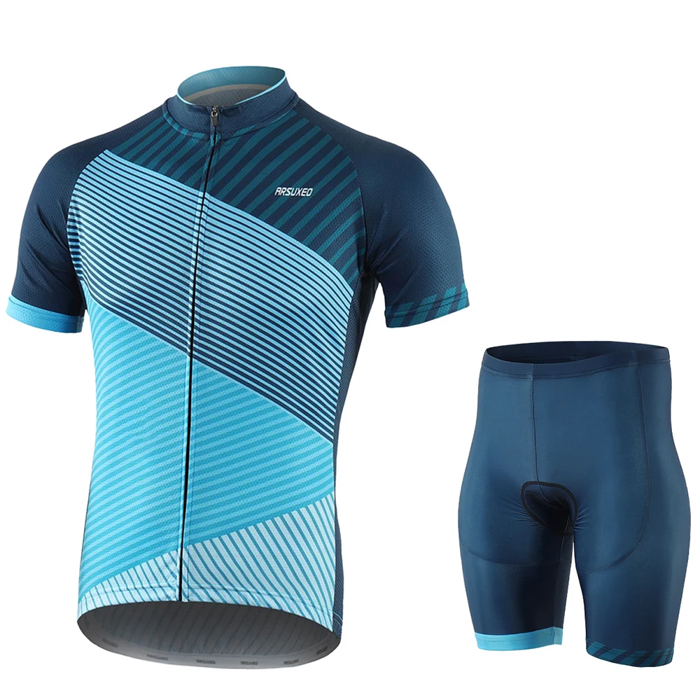 

New Summer Strava New Cycling Jersey Short Sleeve Set Maillot Ropa Ciclismo Uniformes Quick-dry Bike Clothing MTB Cycle Clothes