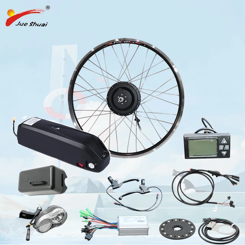 Электрический преобразующий Комплект 36 В 350 Вт/500 Вт с батареей 12A/15A/18a/21A Hailong