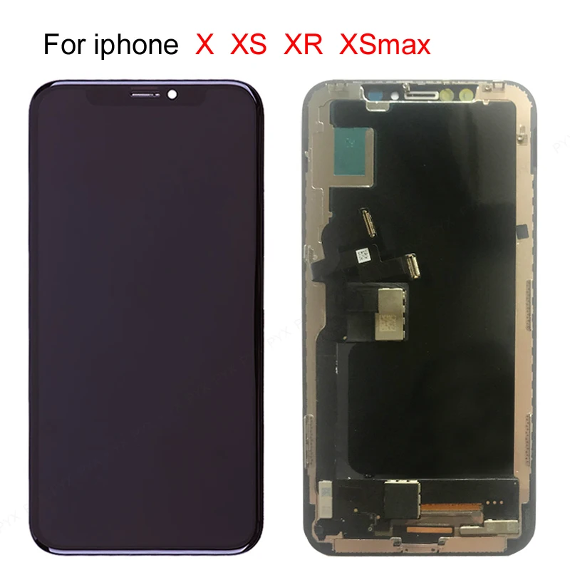 

10 PCS Free DHL LCD For iphone X OLED XS XR TFT With 3D Touch Digitizer Assembly No Dead Pixel LCD Screen Replacement Display