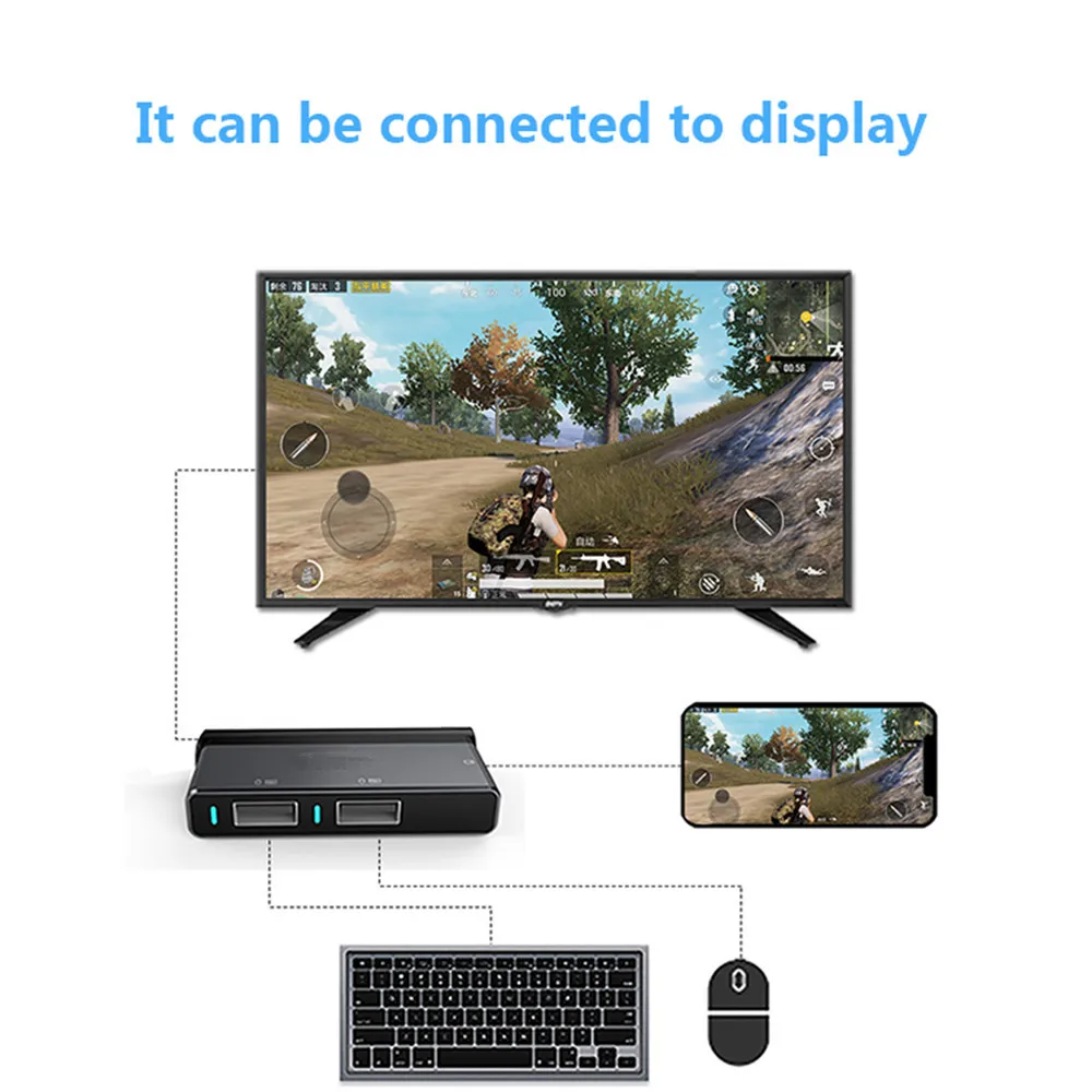 PUBG Мобильный Цифровой HDMI конвертер Bluetooth адаптер тот же экран 4K для ТВ ПК