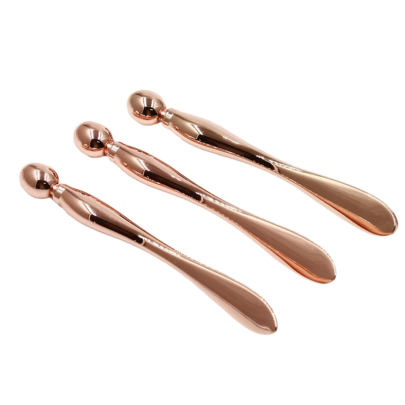 Metal Cosmetic Spatulas Face Mask Spoon High Quality DIY Eye Anti Wrinkle Massage Beauty Stick Makeup Tools 3 PCS/Pack | Красота и