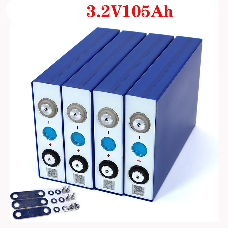 2020 Новый 4 шт. 3 2 V 105Ah 12V120Ah батарея LiFePO4 литий железо фосфатный аккумулятор