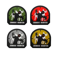 zombie hunter pvc patch emblem sniper badge military decorative sewing applique embellishment tactical patches
