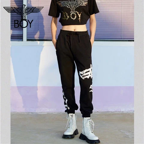 

Брюки спортивные мужские и женские с принтом орла и кистей