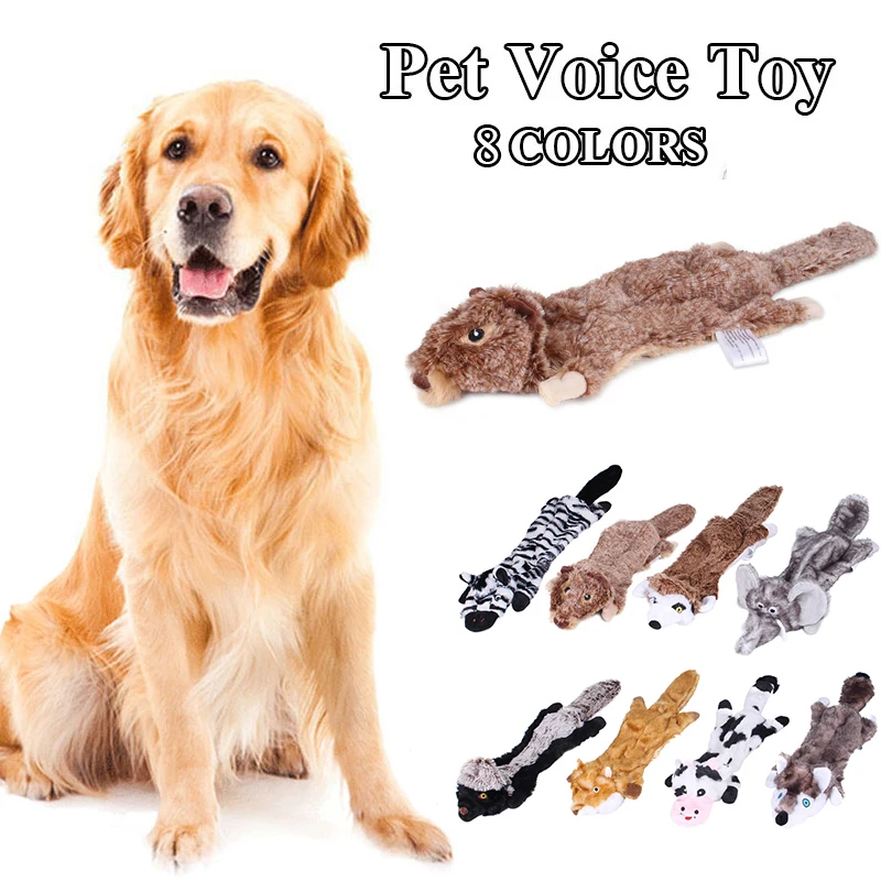 

Funny Sounding Pet Plush Toys Interactive Throwing Anti Bite Dogs Training Toys Portable Squeaky Cleaning Teeth Pet Toy Supplies