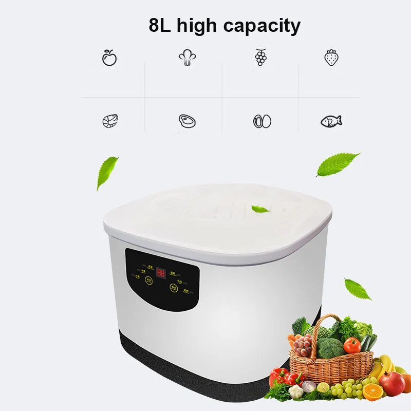 

Fruit And Vegetable Disinfection Machine Electric Fruits Meat Cleaning Household Intelligent Food Material Purifier