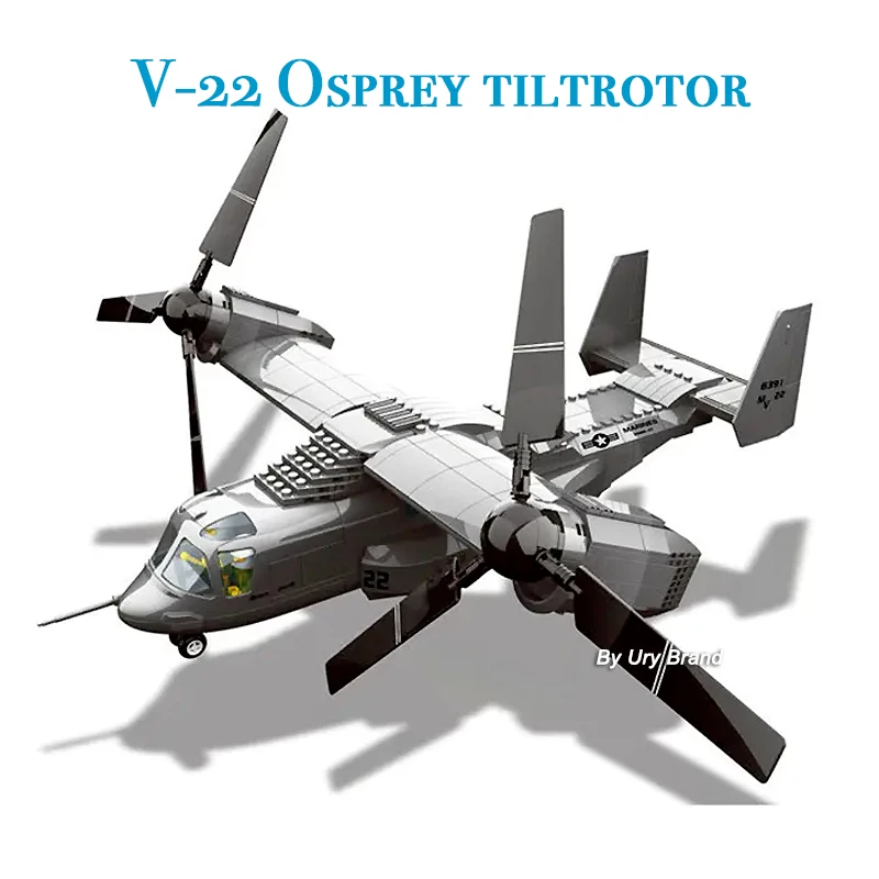 42113 армии США V 22 Скоп конвертоплан самолета RC вертолет военный набор самолет
