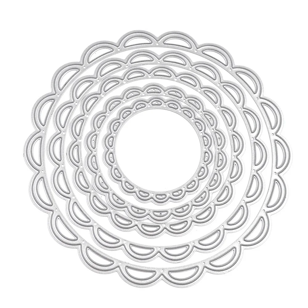 5 шт. кисти разных размеров Металл углерода Сталь круглой формы в форме цветка