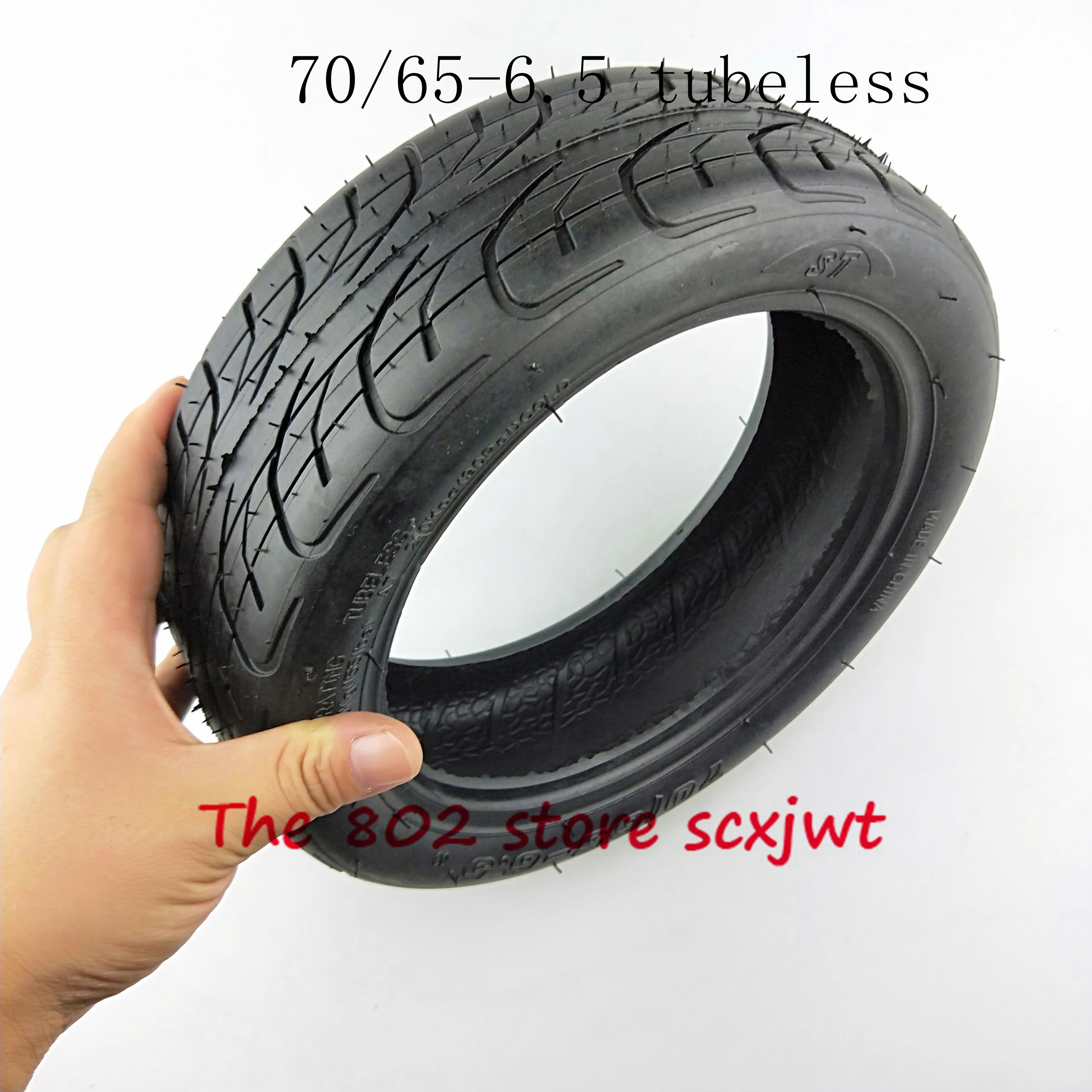 Быстрая доставка 10 дюймов колеса шины для мотоциклов 70/65-6 5 бескамерная вакуумных