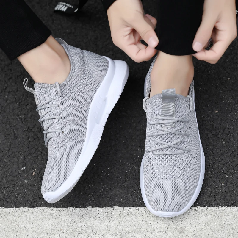 Лидер продаж Мужская обувь из дышащего сетчатого материала легкая мужская для