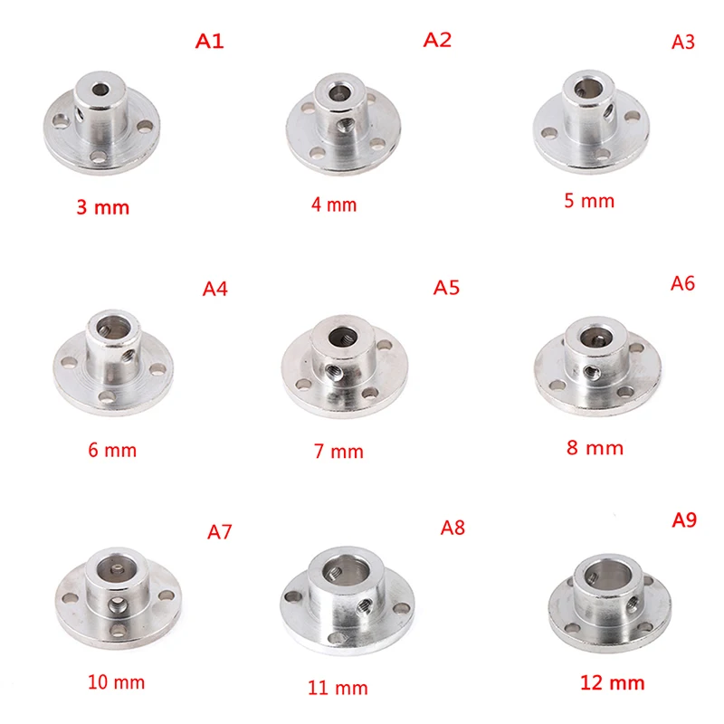

DIY Model Accessory High Hardness New Metal Flange Shaft Coupling Rigid Flange Coupling Motor Guide Shaft Axis Bearing Fittings