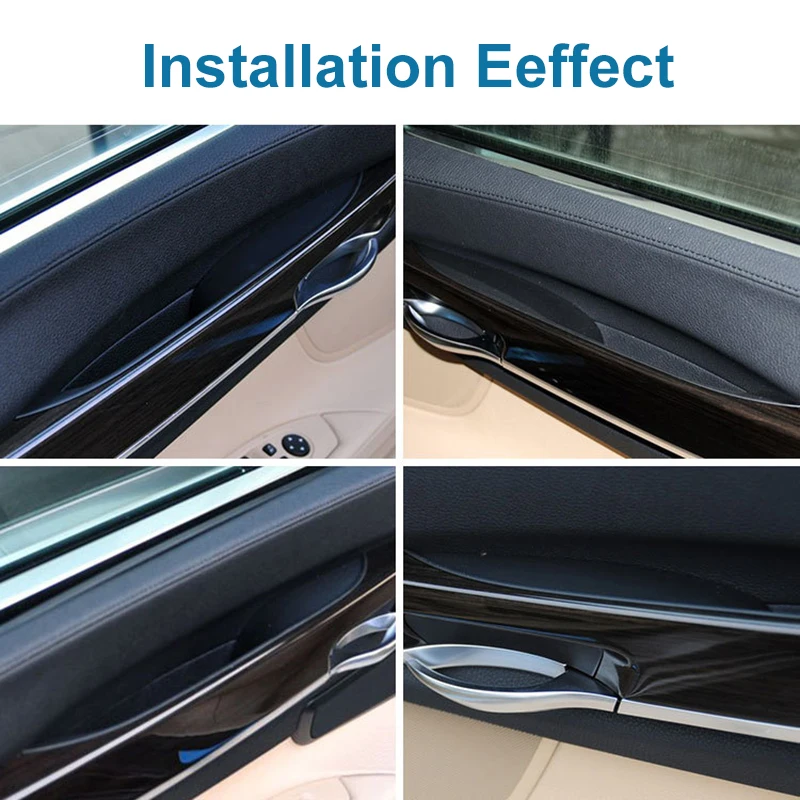 

Car Interior Inner Door Pull Handle Trim For BMW F01 F02 7 Series 740 750 760 2008-2015 Auto Accessories