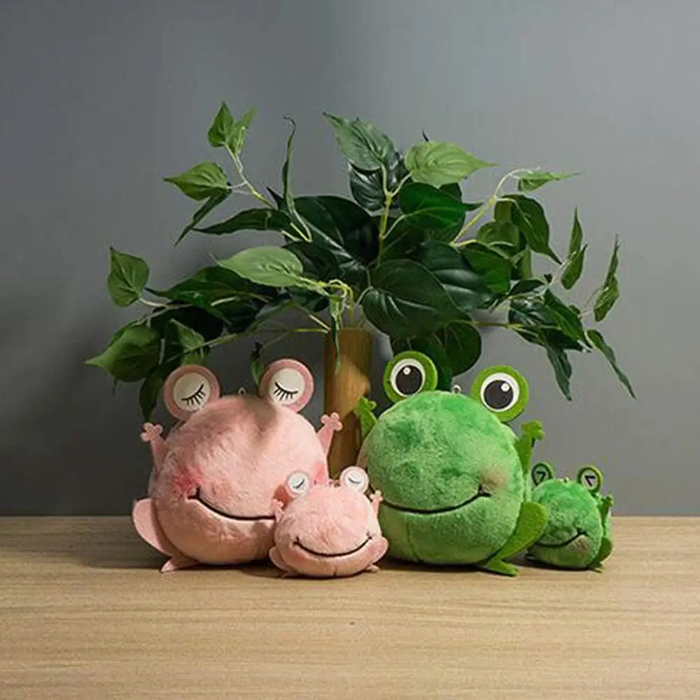 Подвески плюшевые лягушки мягкие животные брелоки украшения аксессуары сумка