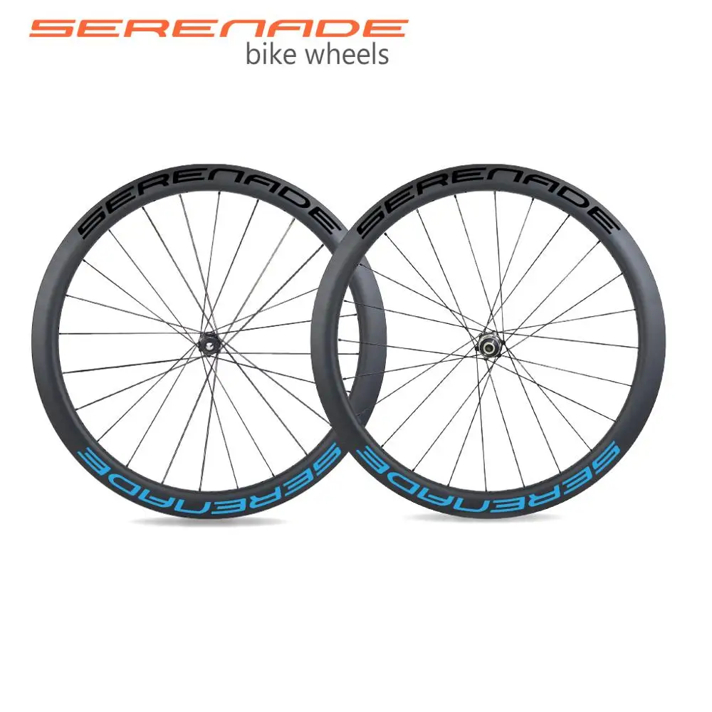 

700C Tubeless Bike Wheels Symmetric 50mm Deep 25mm Wide Clincher for Road Bikes D41SB D42SB CL Disc Brake