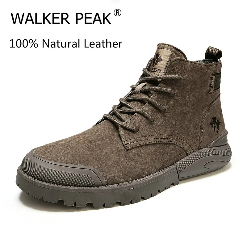 Ботинки Челси мужские из 100% натуральной кожи модные ретро Ботильоны на молнии