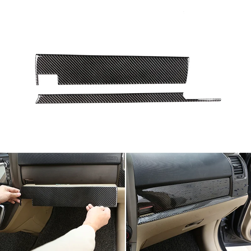 

Car-styling Soft Carbon Fiber Center Control Copilot Dashboard Panel Strip Cover Trim For Honda CRV 2007 2008 2009 2010 2011