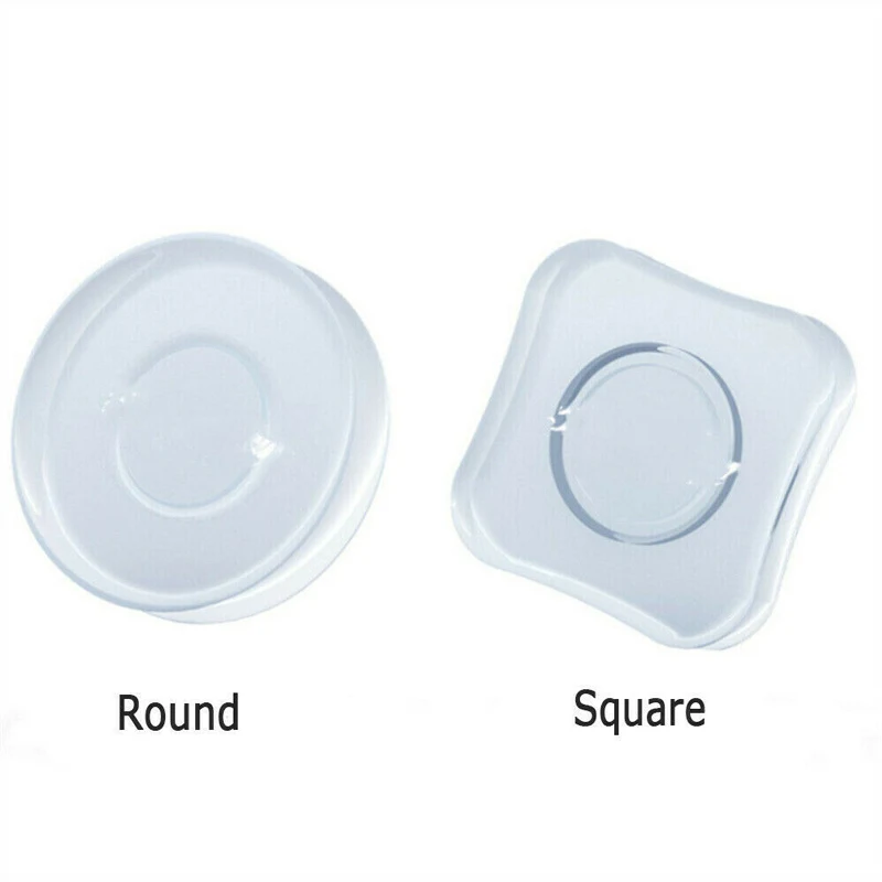 1 Round 1 Square Многоразовые Волшебные нано-наклейки без следа, волшебные нано-наклейки на каждый день, резиновый коврик, наклейки на стену для кухни, автомобильный держатель для телефона, гелевая паста - Цвет: 1 Round 1 Square