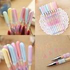 0,8 мм 6 цветов сменная ручка бумага флуоресцентные карандаши для рисования маркеры хайлайтеры Маркеры детские краски ing подарок