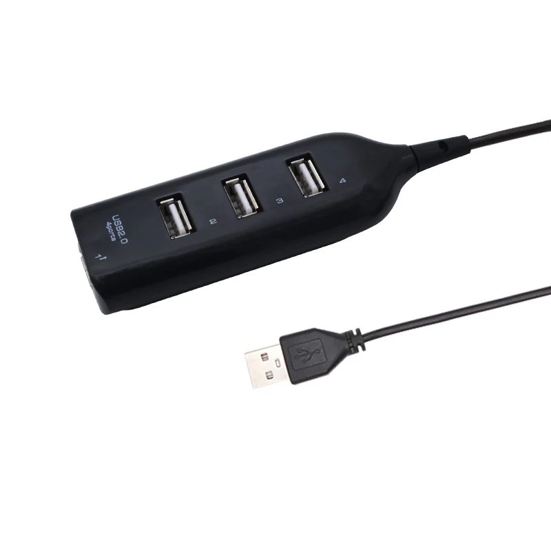 

4 Port USB Hub 2.0 Multi USB Splitter Hub Use Power Adapter Multiple Expander 2.0 USB Hub For Desktop Laptop PC