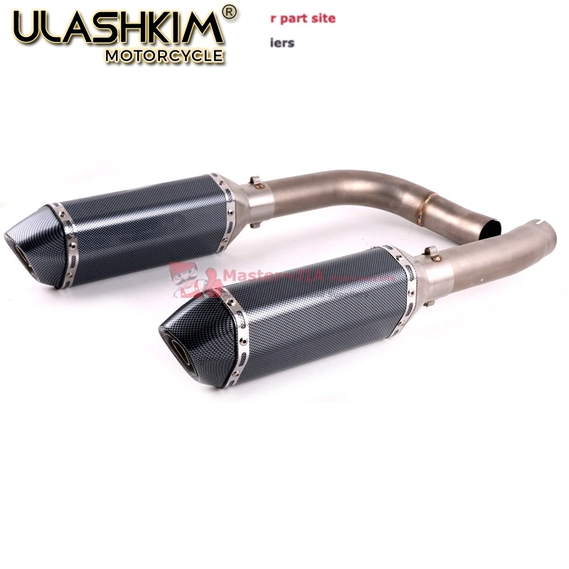 Глушитель выхлопной трубы мотоцикла Escape Middle Link Contact Pipe Slip On для Yamaha YZF-R1 R1 2009 - 2014 |