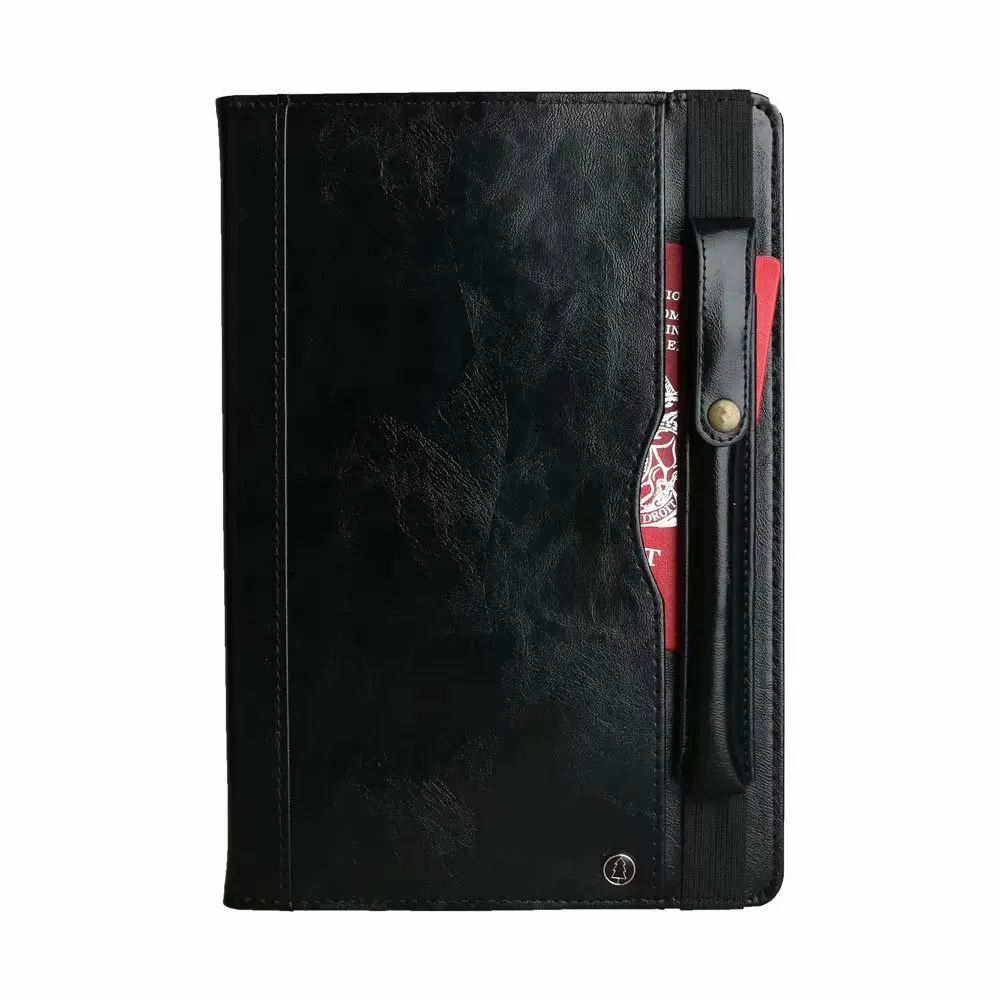 Модный кожаный чехол для планшета для samsung Galaxy Tab S6 T860 T865 SM-T860 SM-T865 10," с карандашом и держателем для карточек+ ручка