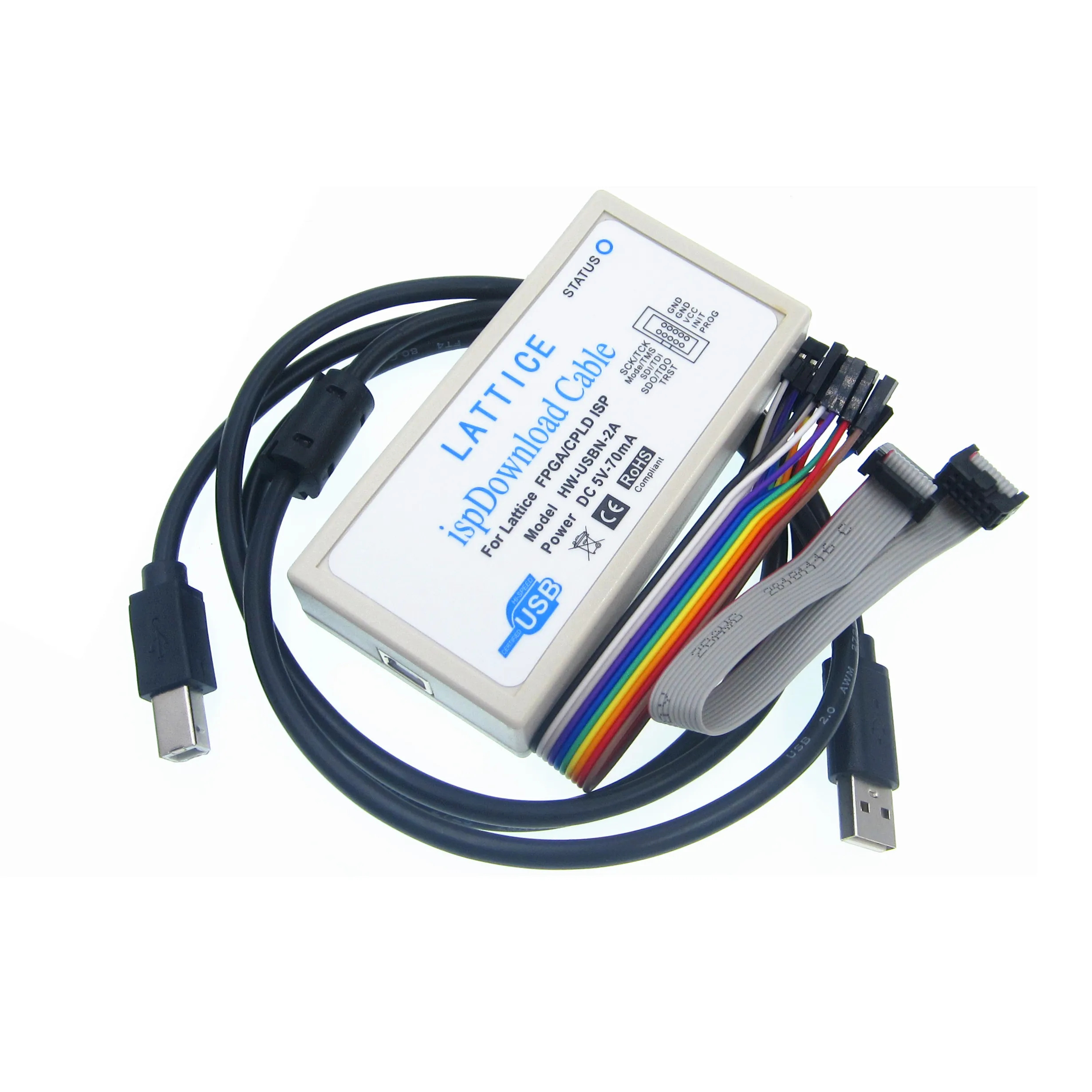 HW-USBN-2A Lattice is Download Cable USB Jtag ISP FPGA CPLD Programmer for Diamond is Lever Win7 WIN8 WIN8.1