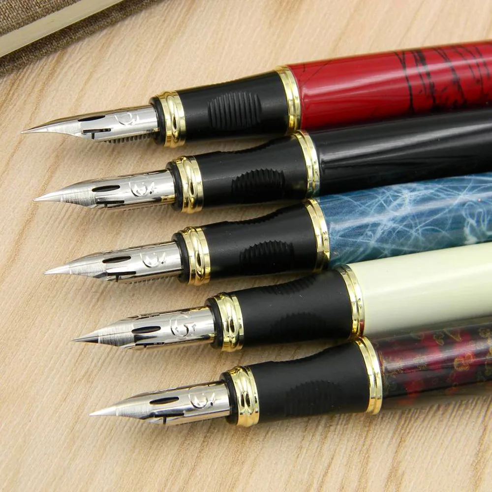 JINHAO 450 G перо металлический золотой изменение каллиграфии круглая форма зеленый