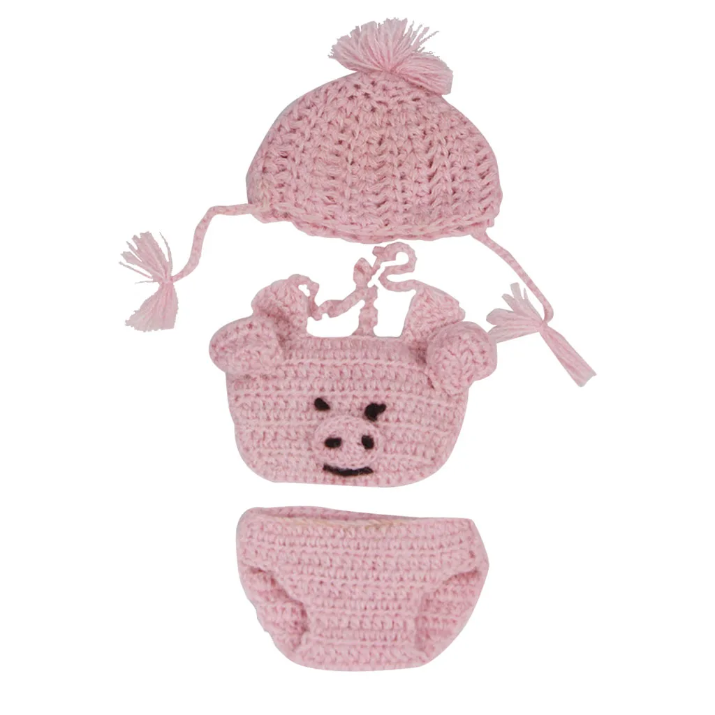 Комплект из 3 предметов Трикотажный костюм со шляпой и подштанниками одежда для