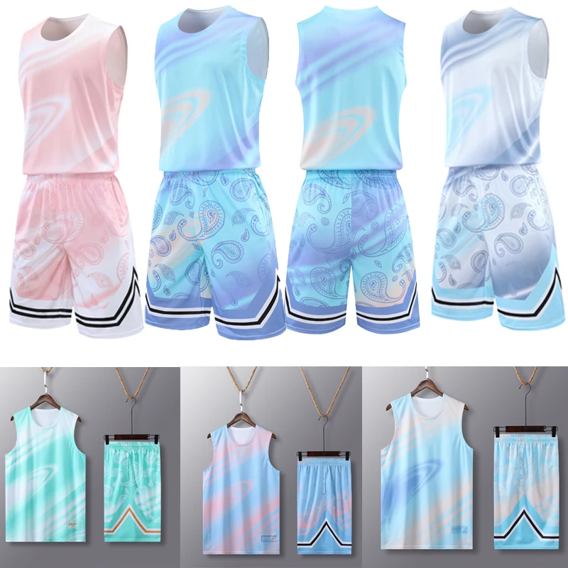2021 Для мужчин баскетбол футболок и шорт Джерси наборы детская баскетбольная