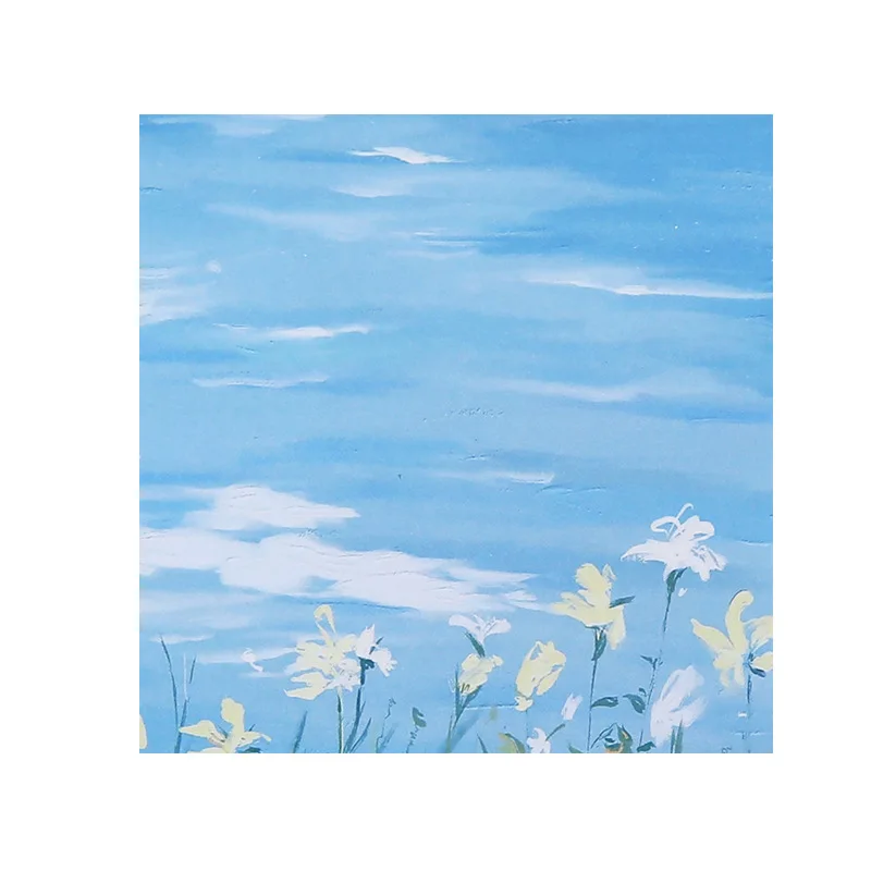 

Self-Adhesive Landscape Memo Pad Cute Decoration Planner Sticky Notes Adhesive Stationary Notepad School Office Supplies 02232