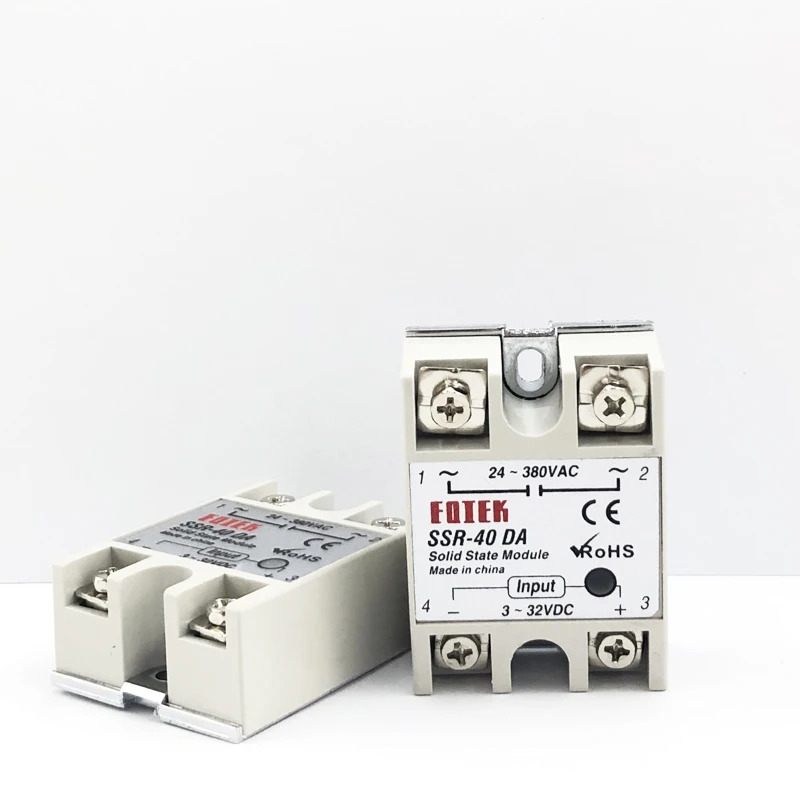 REX-C100 цифровой термостат PID регулятор температуры Выход SSR+ Max.40A реле SSR+ K термопара зонд теплоотвод 0-1300C