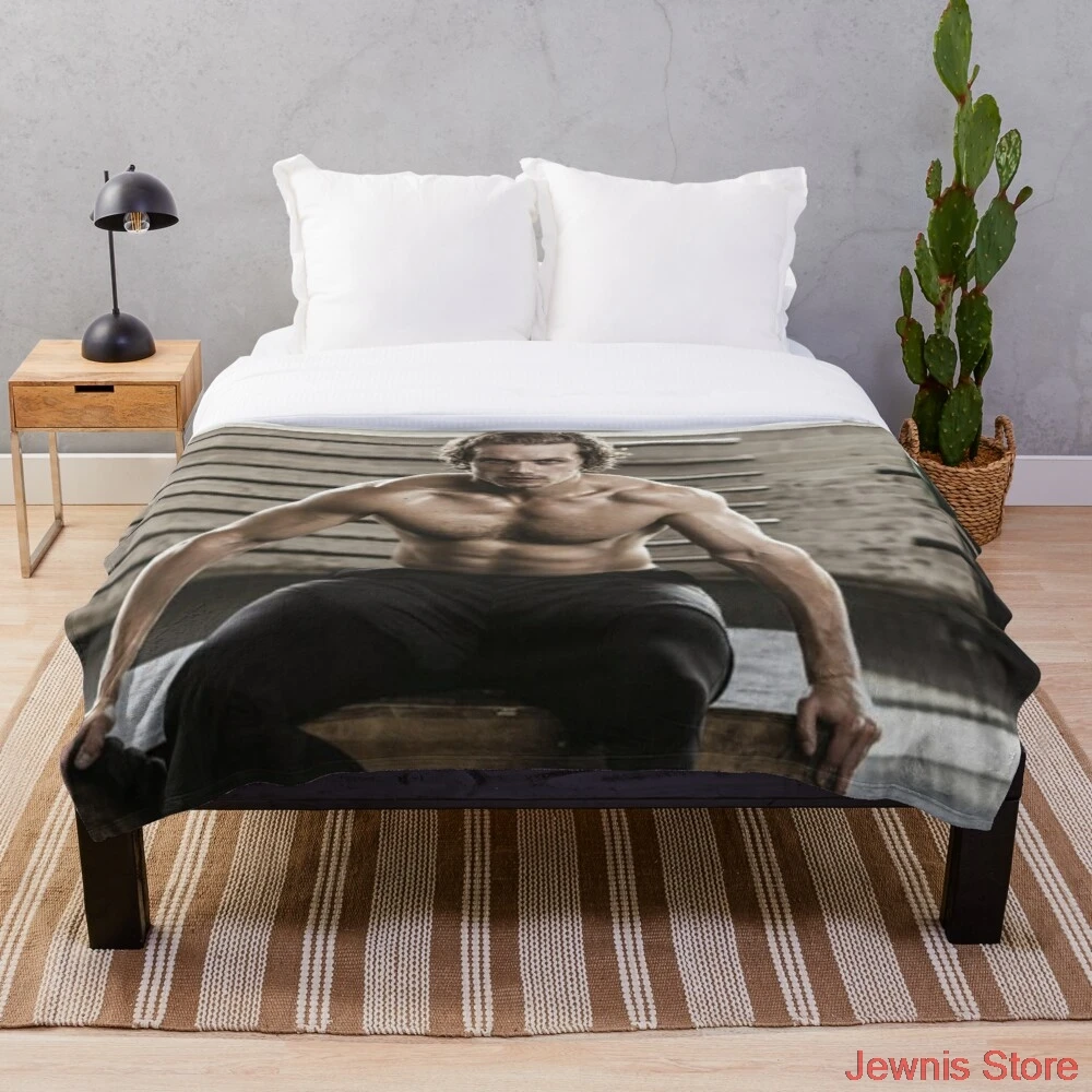 

Sam Heughan Throw Blanket Adult Fashion Quilts Home Office Washable Duvet Casual All Season Living Sherpa Blanket