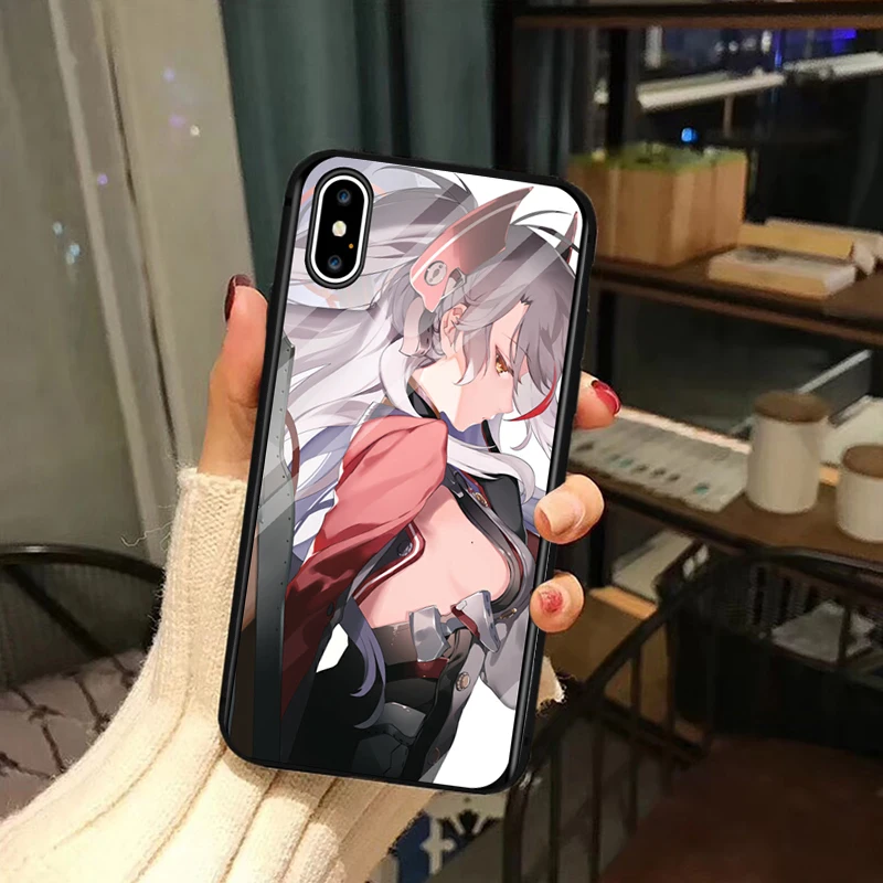 5 Чехол из закаленного стекла для телефона для мобильных игр Azur Лейн для iPhone 11 Pro Max X XS Max XR 6 6s 7 8 Plus, сексуальный Чехол для мобильного телефона - Цвет: 5