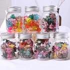 Детская заколка для волос, 1 флакон, маленькая заколка для волос карамельного цвета с цветком, детская заколка, аксессуары для волос, Оптовая продажа