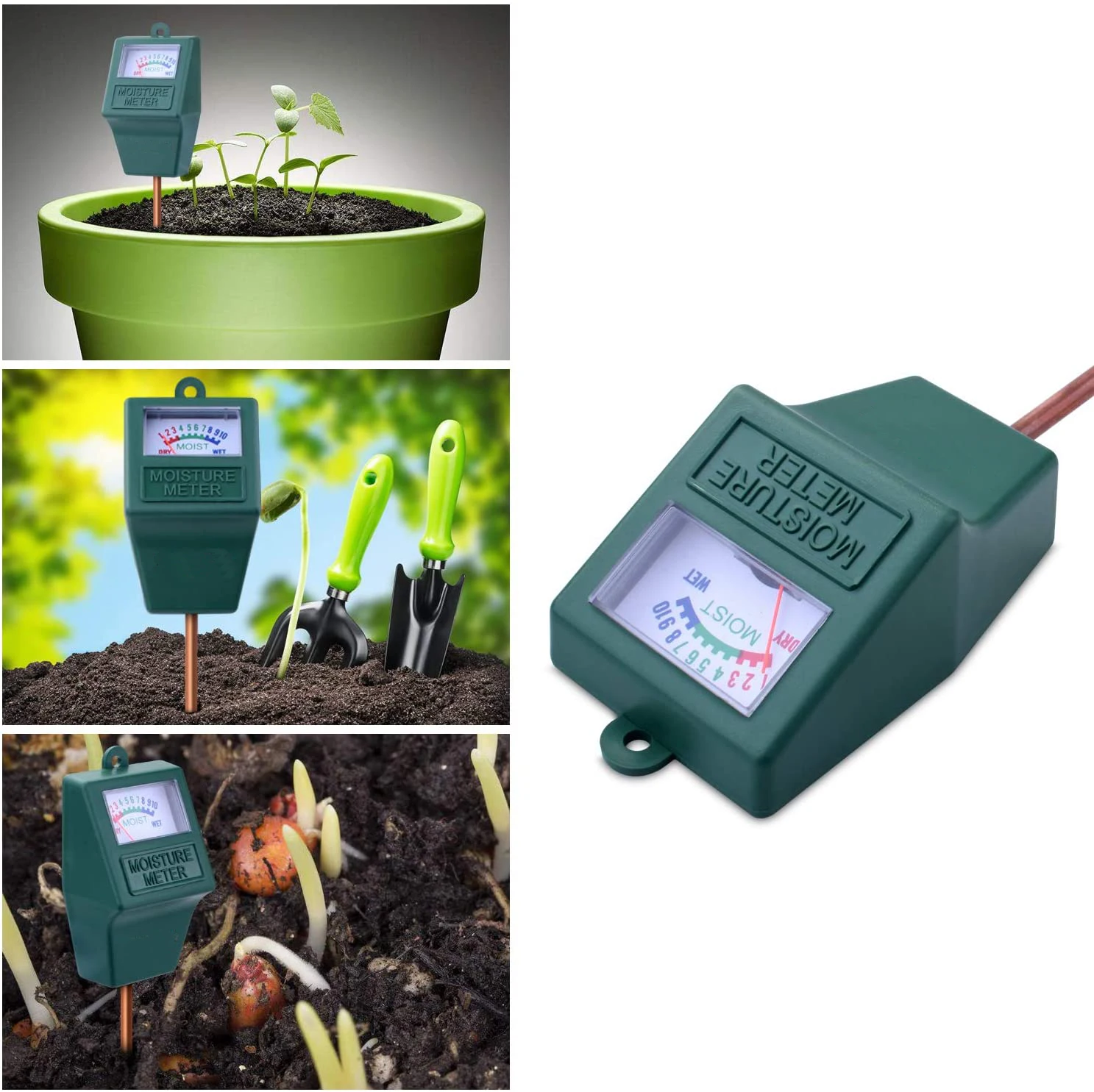 Датчик влажности почвы гигрометр для сада фермы газона растений|Измерители pH| |