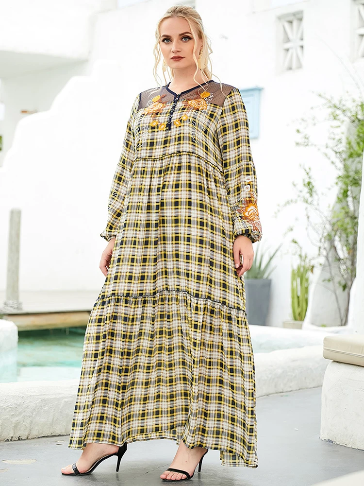 

Ramadan Eid Mubarak Turkish Maxi Dresses For Women Abaya Dubai Turkey Islam Muslim Fashion Long Dress Caftan Robe Longue Kaftan