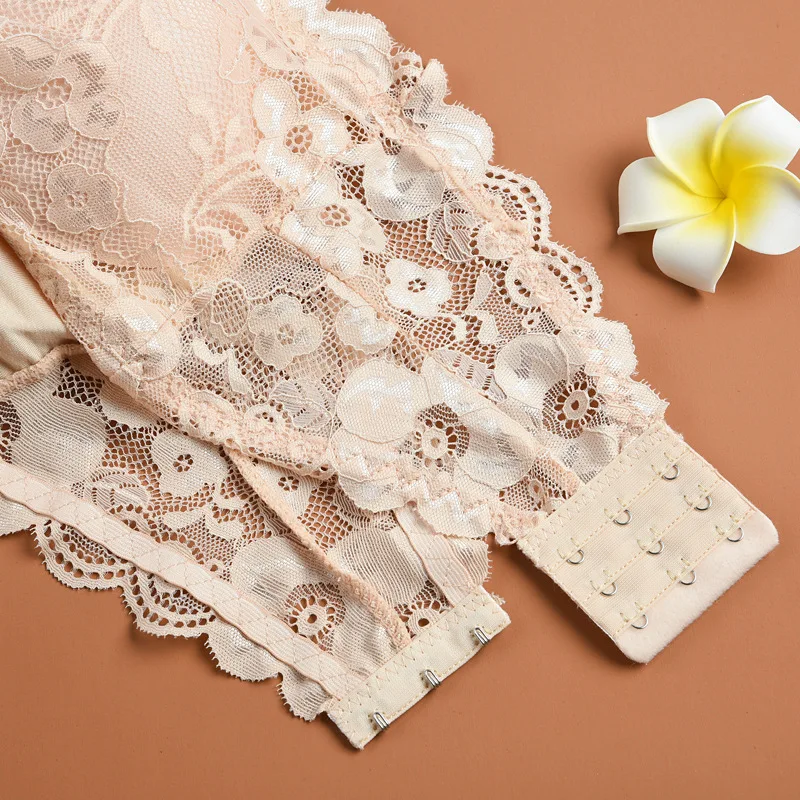 Фул кружевные бюстгальтеры женские цветочные кружева бесшовный бюстгальтер без