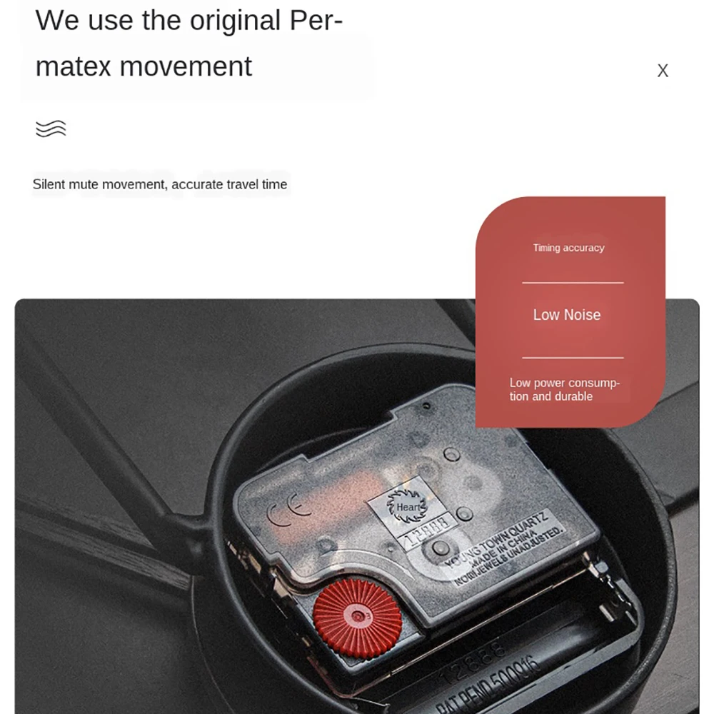 Роскошные Настенные часы в скандинавском стиле ретро тихие металлические