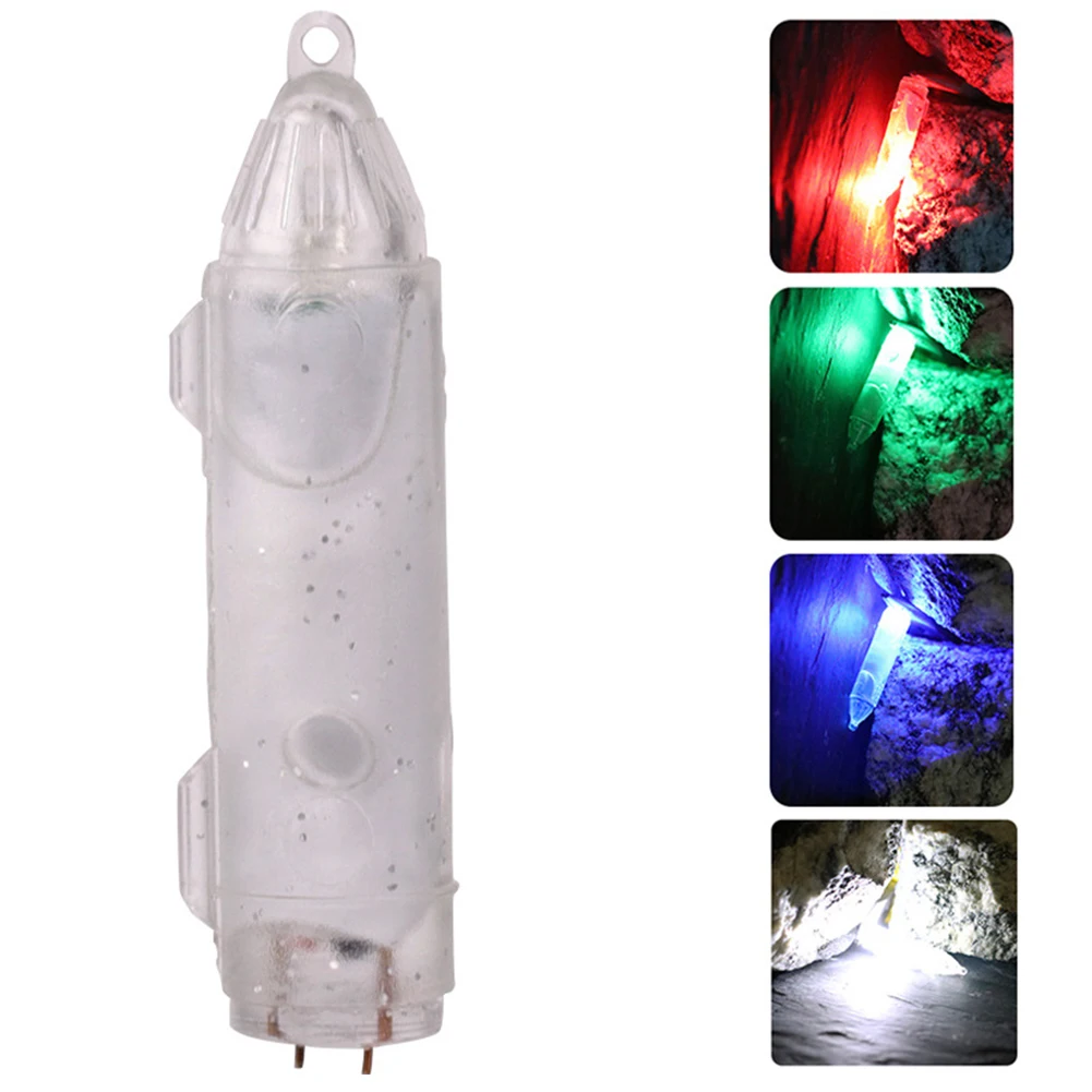 

Type Fish Luring Light Underwater Fish Attracting Lamp Fishing Lure LED Flashing Light Squid Bait 1 Pcs