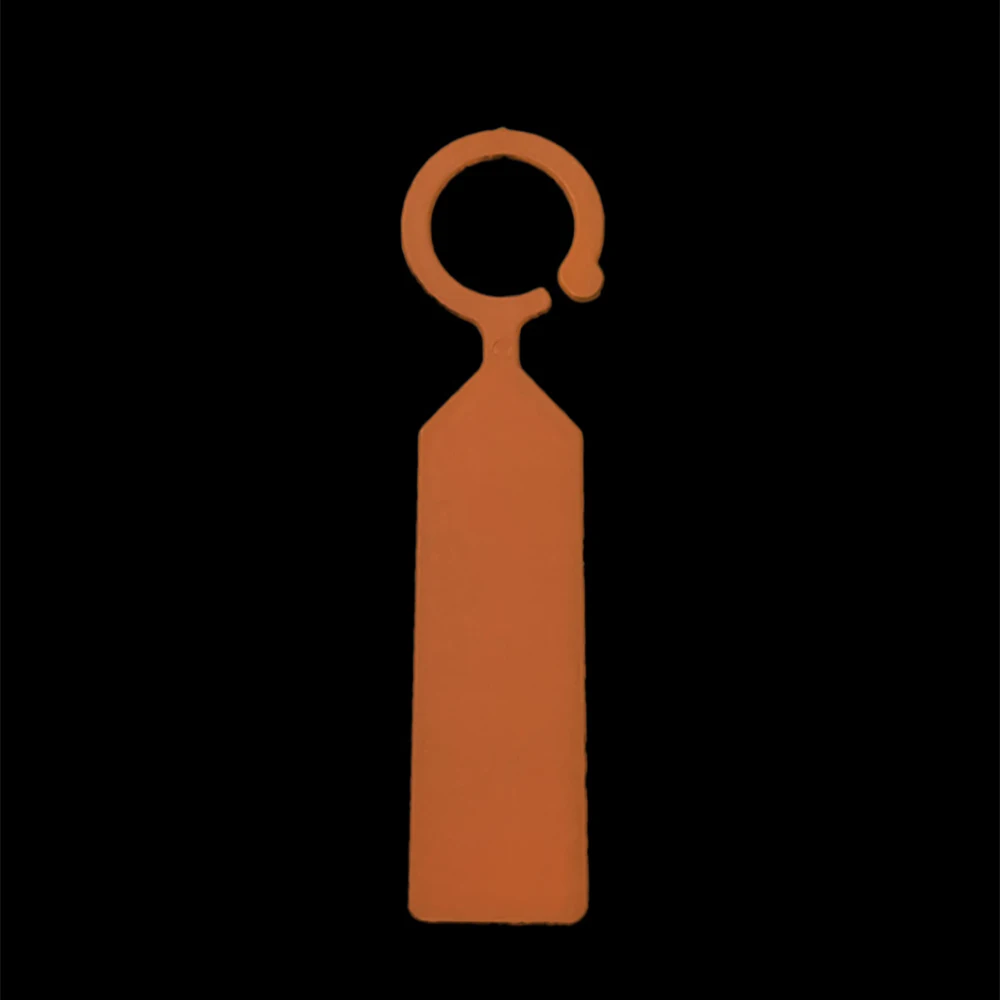 Orange 50 шт. пластиковые этикетки растений цветные детские садовые висячее растение бирки повторно используемые маркеры для растений Крюк Дерево Бирки(7 цветов - Цвет: Orange