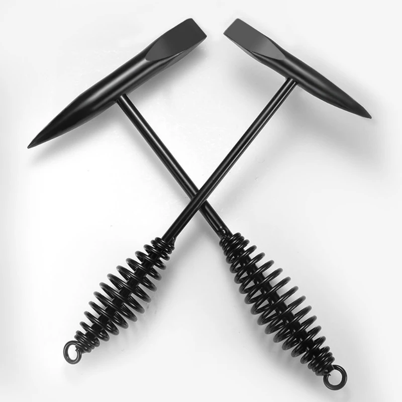 

1Pc Welding Chipping Hammer with Spring Handle High-carbon Steel Rust Remover Welding Slag Hammer Welder Security Safty Hand