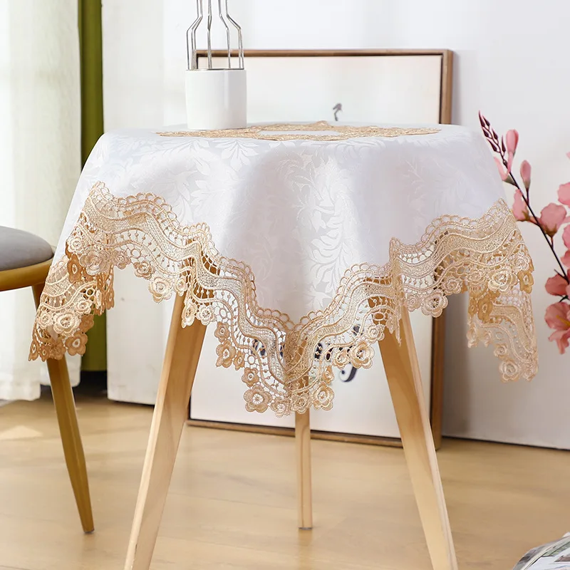 Модная дизайнерская роскошная кружевная скатерть в скандинавском стиле