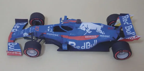 F1 гоночная модель Honda Red Bull Rb15 и Little Str14 3D бумажная DIY ручной работы | Игрушки хобби