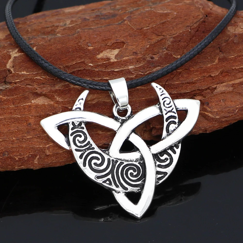 Винтажное ожерелье с кулоном в форме полумесяца виккан|Ожерелья подвеской| |