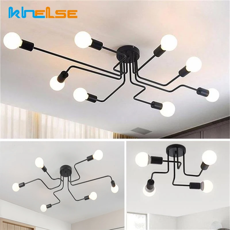 Современный винтажный светодиодный потолочный светильник люстра светильники