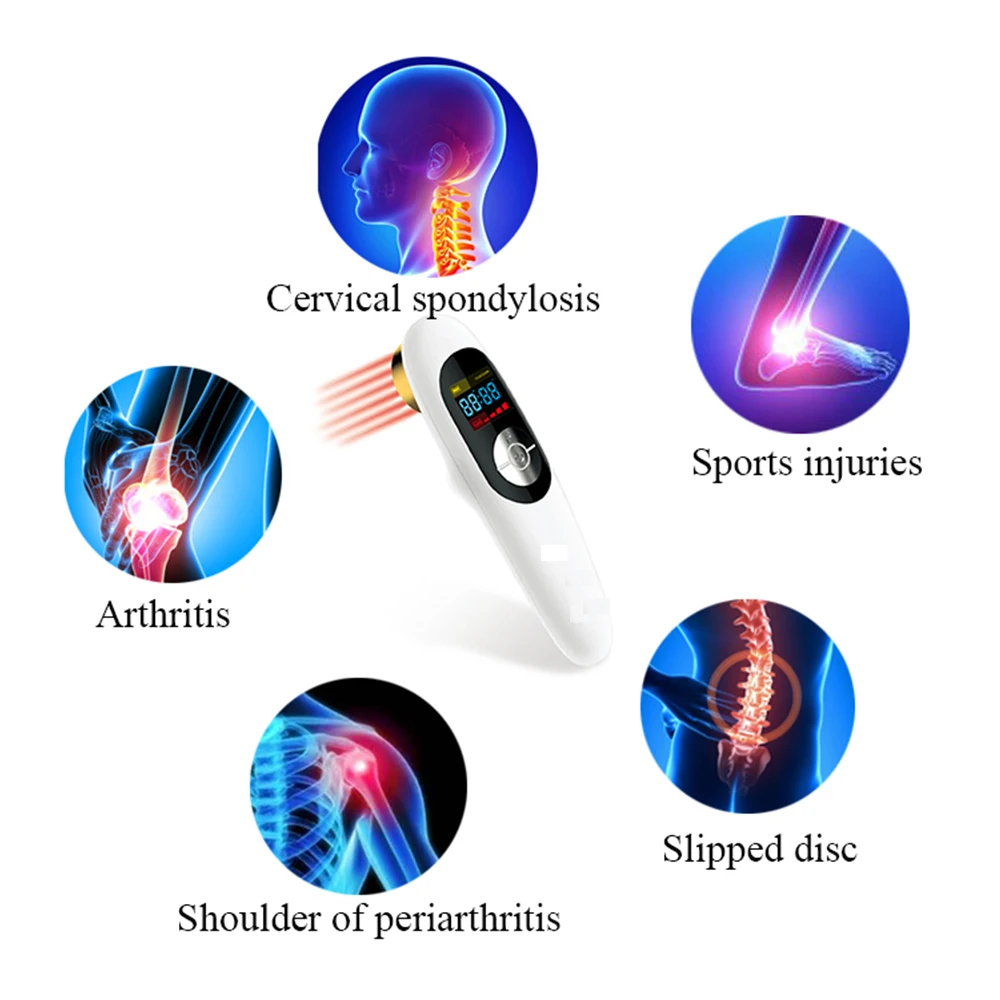 Безопасная низкоуровневая холодная лазерная терапия от боли физиотерапия
