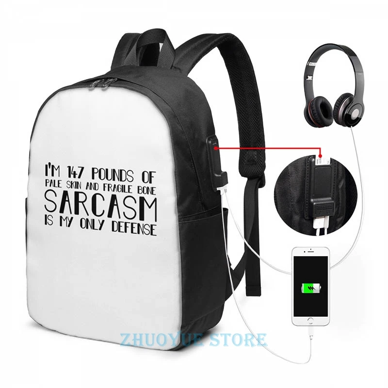 Школьный ранец Stilinski - Sarcasm для мужчин и женщин сумка путешествий ноутбука с